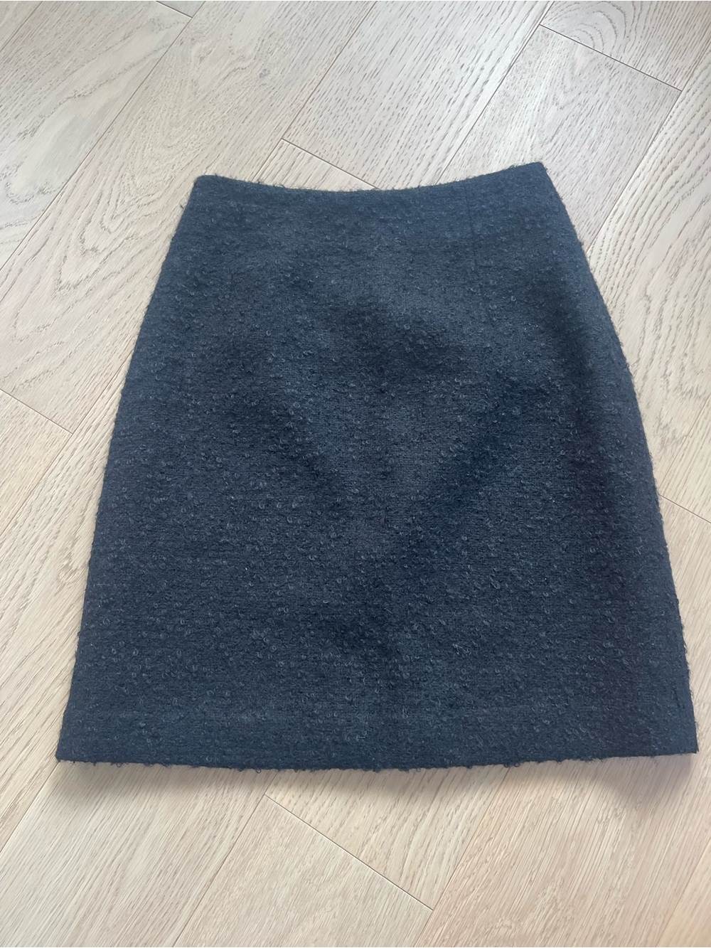 Ralph Lauren Collection 100% Wool Bouclé Tweed A-Line Mini Skirt Size 4